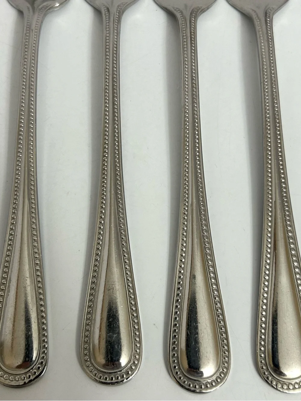 Cuisinart Stainless Steel Beaded Handle Dinner & Salad Forks - Set of 6